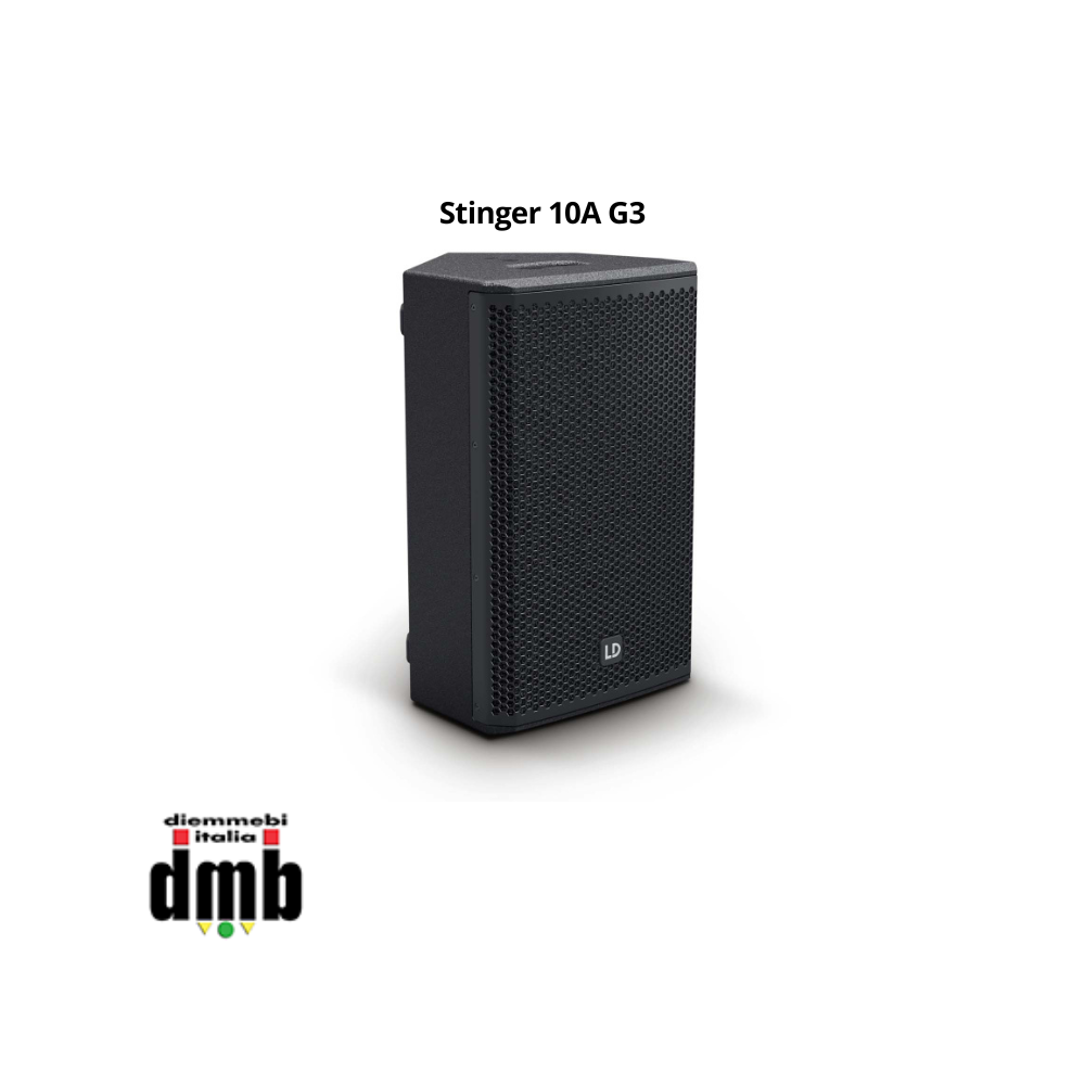 LD SYSTEMS - Stinger 10A G3 - Altoparlante PA bass reflex attivo a 2 vie da 10"