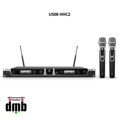 LD Systems - U508 HHC2 - Doppio sistema wireless UHF