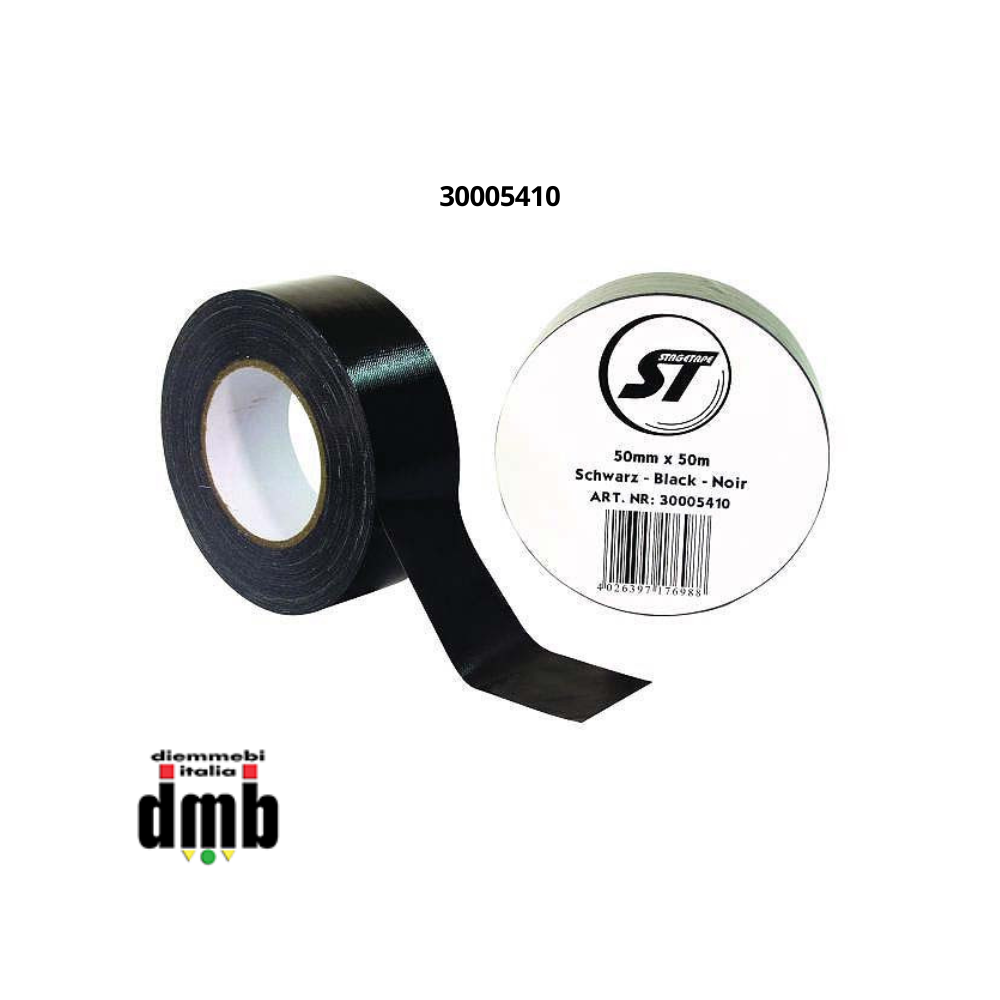 Stage tape Pro 50mm X 50m- gaffa nera per pavimento palco