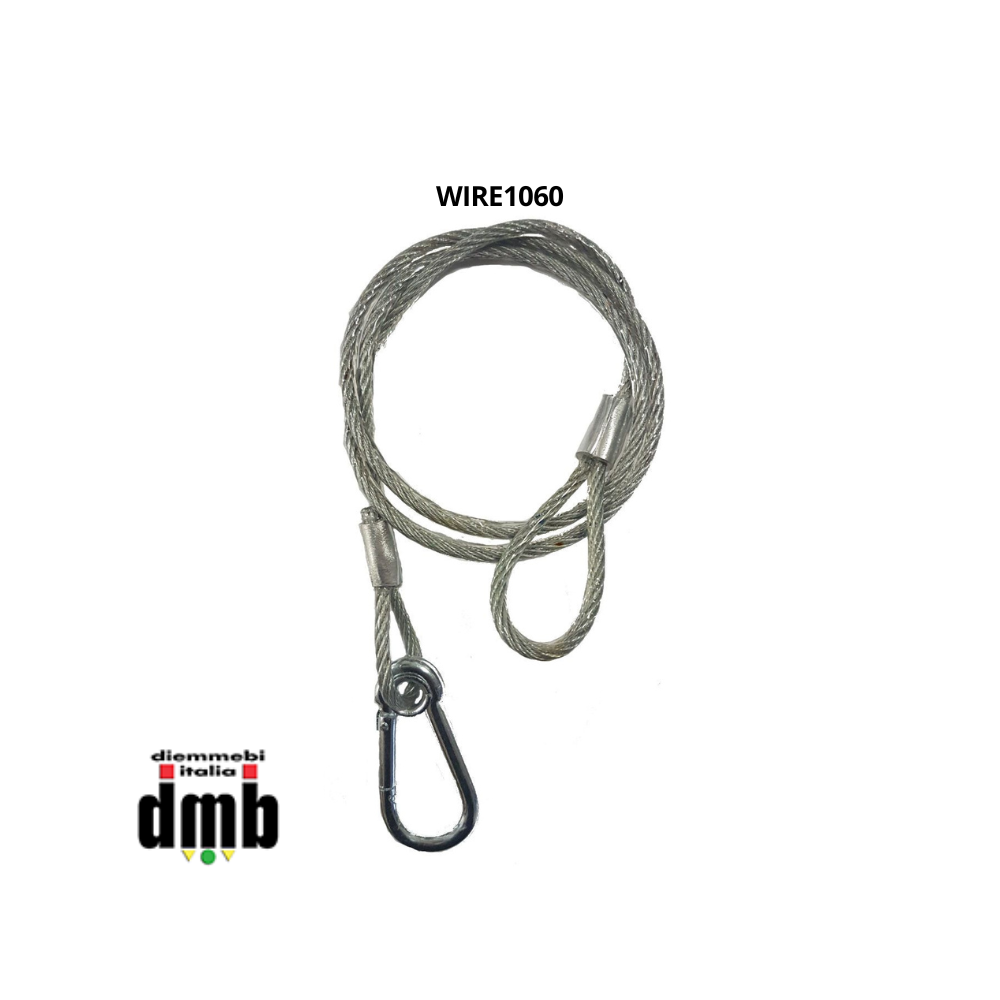 Cobra pro - WIRE1060 - Wire1060 cavo di sicurezza 60cm | 35Kg