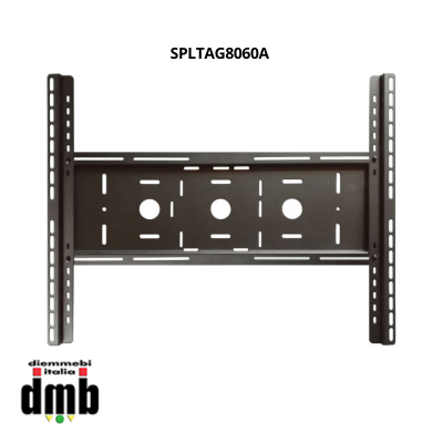 MD ITALY - SPLTAG8060A - Adattatore universale per monitor TV con VESA fino a 80x60 cm COLORE ALLUMINIO GOFFRATO