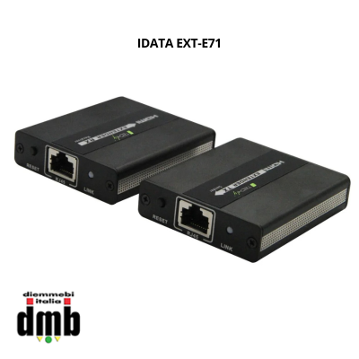 TECHLY - IDATA EXT-E71 - Extender HDMI Real Time su cavo Cat.5e/6 fino 120 metri