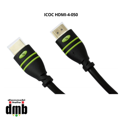 TECHLY - ICOC HDMI-4-050 - Cavo HDMI™ High Speed con Ethernet A/A M/M 4K 5m Nero