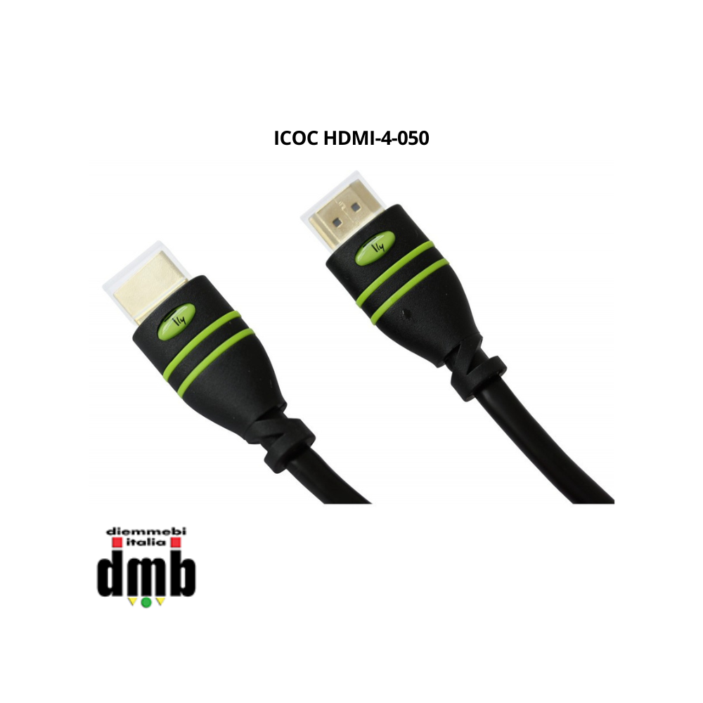 TECHLY - ICOC HDMI-4-050 - Cavo HDMI™ High Speed con Ethernet A/A M/M 4K 5m Nero