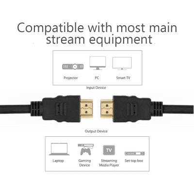 TECHLY - ICOC HDMI-4-100NE - Cavo High Speed HDMI™ con Ethernet 10 metri nero