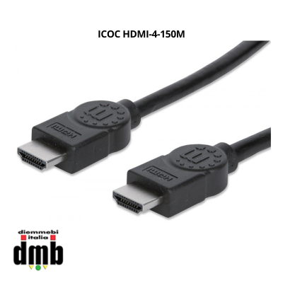 TECHLY - ICOC HDMI-4-150M - Cavo HDMI™ High Speed A/A M/M 15m Nero