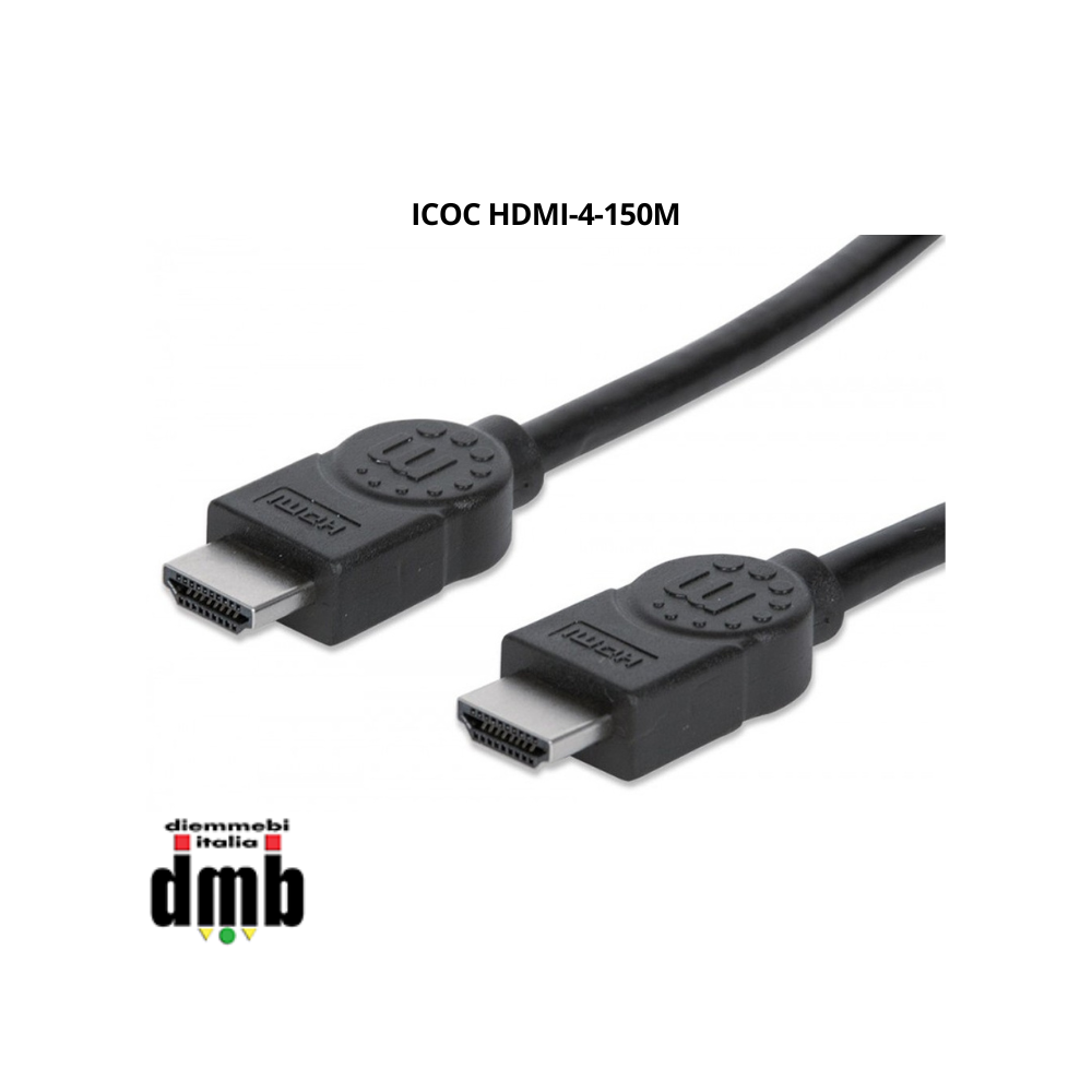 TECHLY - ICOC HDMI-4-150M - Cavo HDMI™ High Speed A/A M/M 15m Nero