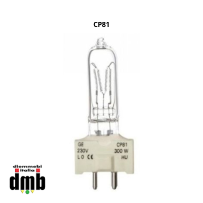 PHILIPS - 88433 - Lampada alogena CP81 GY 9.5 FSK 230V/300W