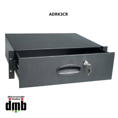 PROEL - ADRK3CR - Cassetto 3U rack da 19" in acciaio verniciato