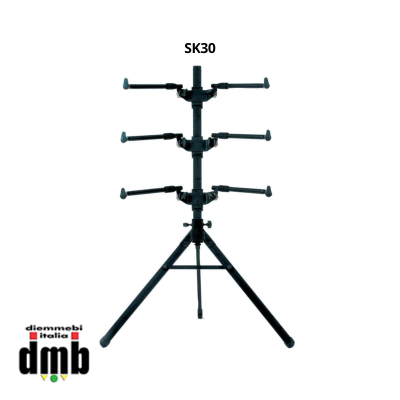 MD ITALY - SK30 *DEMO* - Supporto per tastiera regolabile inclinato per 3 tastiere