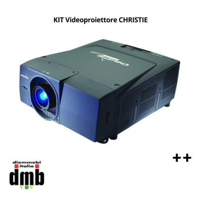 KIT CHRISTIE LX66 | Videoproiettore Professionale LCD HD-Ready + 3 Ottiche e Flight Case