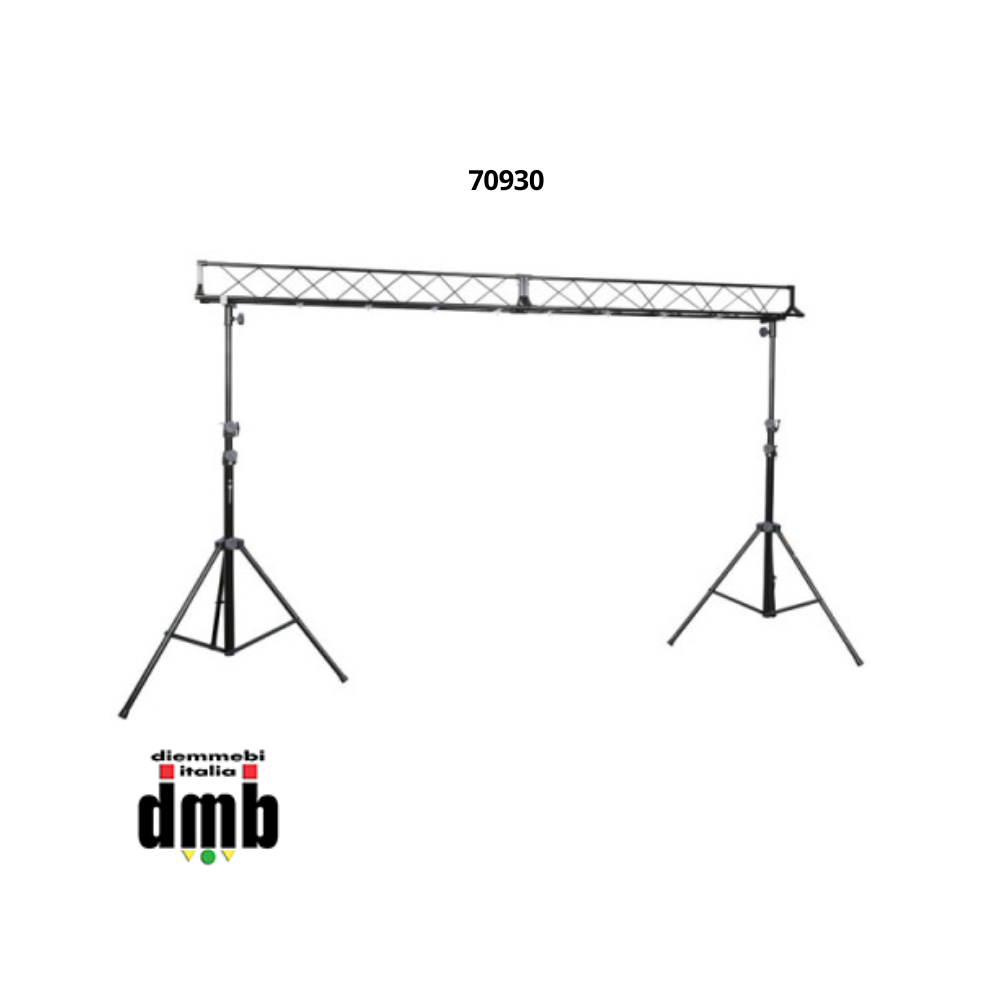 SHOWGEAR - 70930 - Tralicciato compatto con 2 supporti LIGHT BRIDGE SET