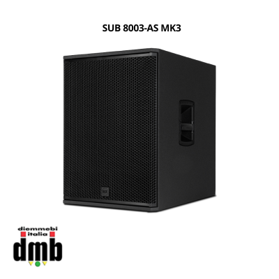 RCF - SUB 8003-AS MK3 - Subwoofer attivo professionale doppio 18'' da 4400W