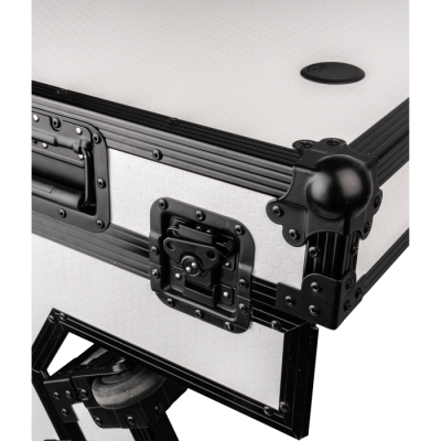 SHOWGEAR - Tavolo portatile Z-Style - Multiuso - Hybrid Flight Case - Bianco - E804002