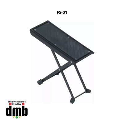 CROSON - FS-01 - Poggiapiede in acciaio per chitarristi