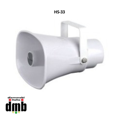 Altoparlante PA 30W Diffusore PA Horn 30W 8 Ohm Impermeabile IPX5 - Altoparlante Esterno Con Staffa Altoparlante Esterno 30W