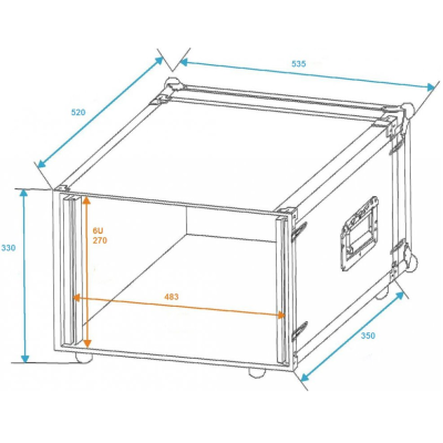 COBRA - FC151 - RC60-350 FLIGHT CASE