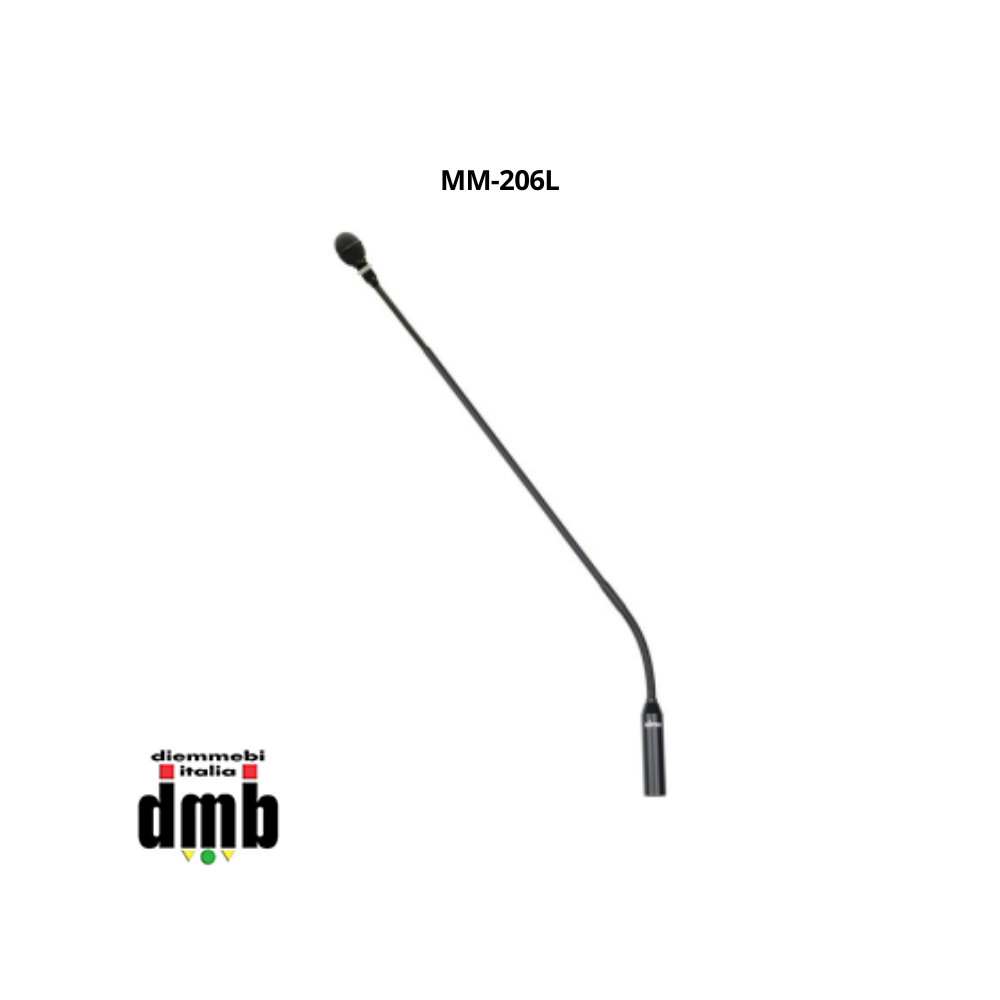 MIPRO - MM-206L - Microfono Gooseneck a condensatore con indicatore LED