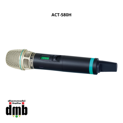 Kit radiomicrofono MIPRO ACT-5812A + 2 ACT-580H - Ricevitore doppio e Trasmettitore palmare digitale