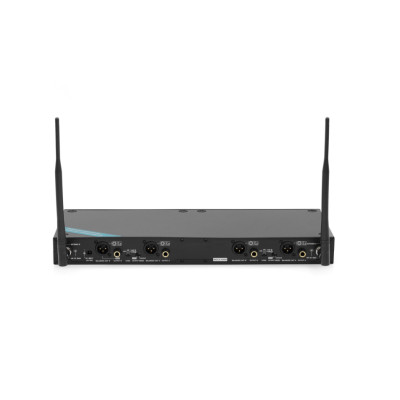 Kit 13 - MIPRO - ACT343+4xACT-32T - Ricevitore quadruplo ACT 72+12 canali UHF + 4 Trasmettitore beltpack