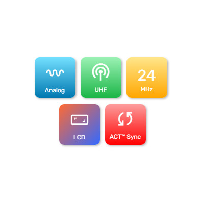 Kit 13 - MIPRO - ACT343+4xACT-32T - Ricevitore quadruplo ACT 72+12 canali UHF + 4 Trasmettitore beltpack