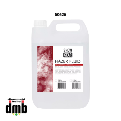 Showgear - fluido per fumo 5L a base olio inodore e sicuro
