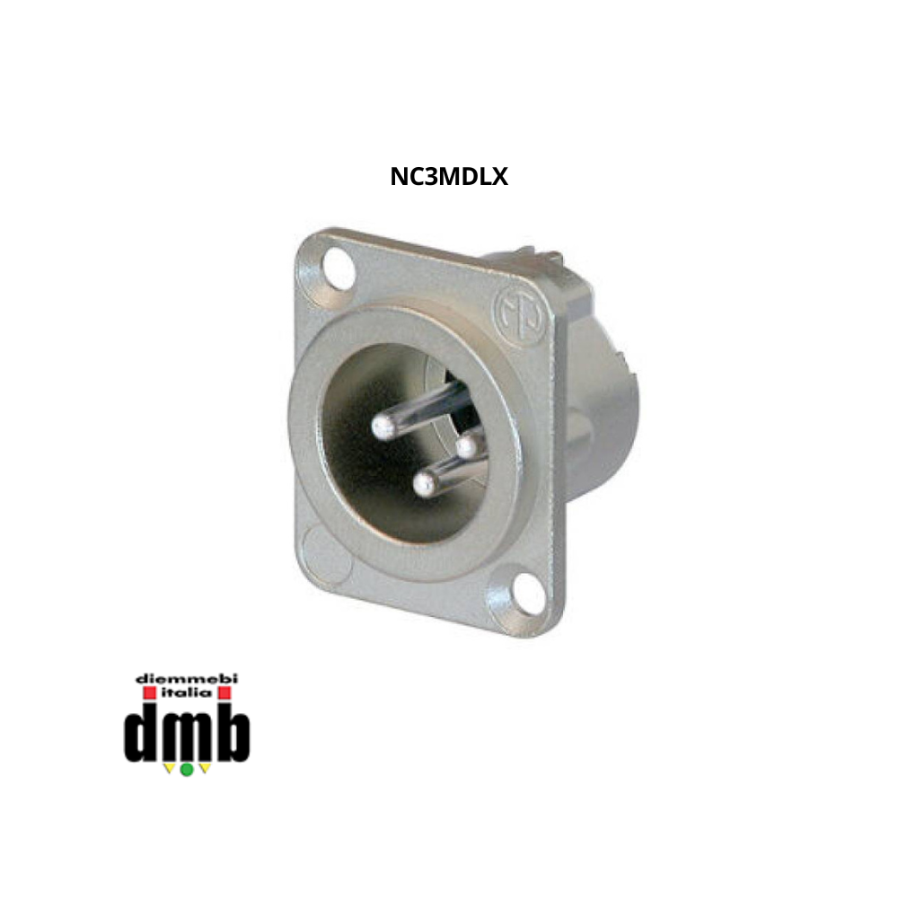 PROEL - NC3MDLX - connettore XLR 3 poli da pannello femmina