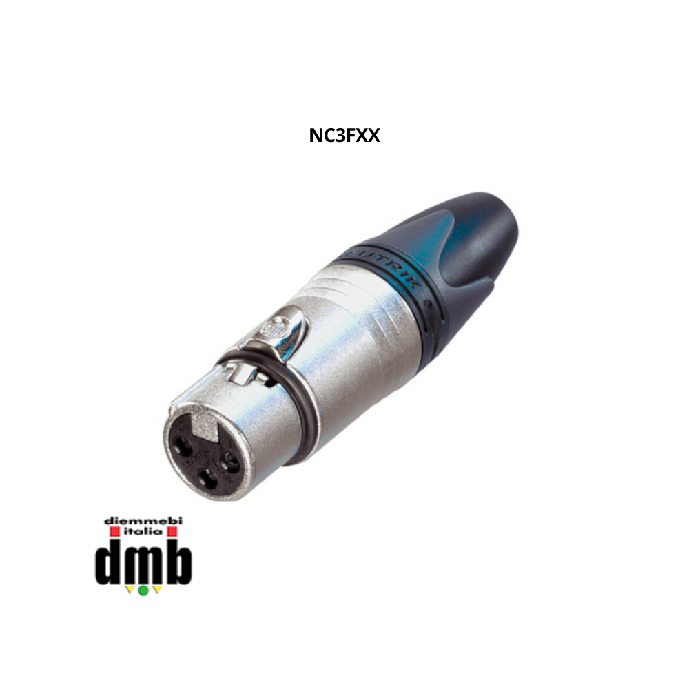 PRO SHOW - NC3FXX - Connettore Xlr 3 Poli Femmina Neutrik Nc 3Fxx