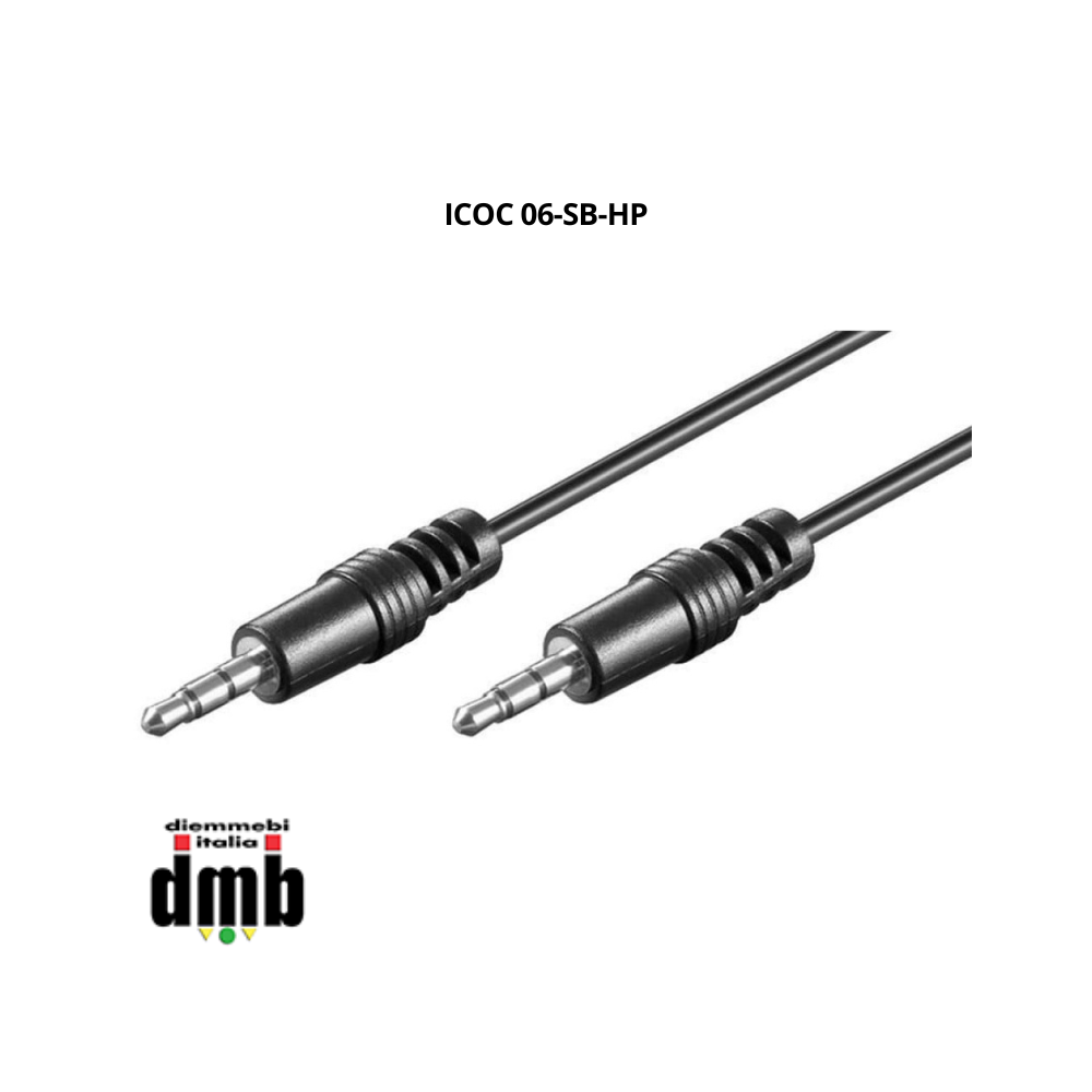 GOOBAY - ICOC 06-SB-HP - Cavo Audio Stereo Jack 3.5 mm M/M 5m