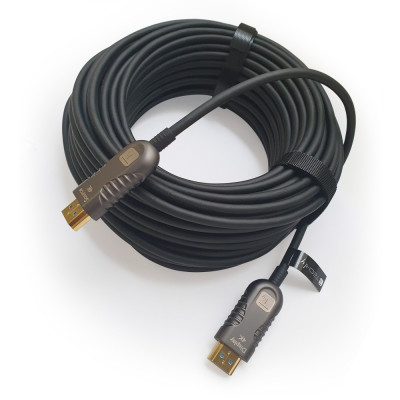 TECHLY - ICOC HDMI-HY2-010 - Cavo HDMI™ 2.0 4K Ultra HD Attivo in Fibra Ottica HDMI™ A/A M/M 10m