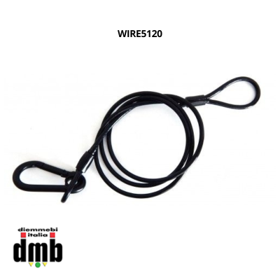 Cobra Pro - WIRE5120 - cavo di sicurezza 120cm/Ø5mm | 120Kg