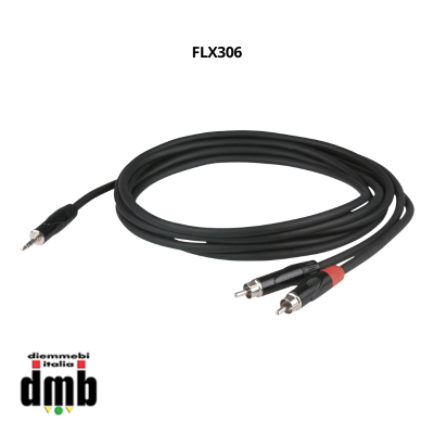 DAP AUDIO - FLX306 - Stereo mini-jack to 2 RCA male