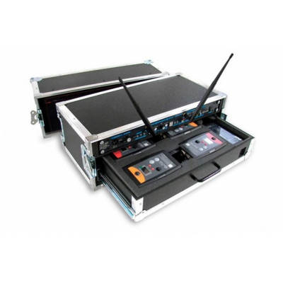 ALTAIR - WBFC-210F (serie extreme) - Flight case per sistema intercom wireless completo canale singolo + 4 beltpack