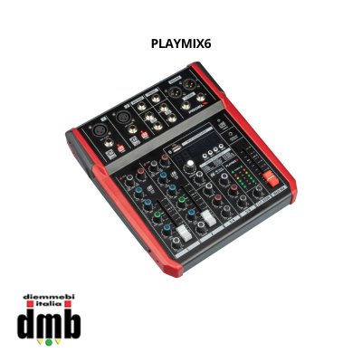 PROEL - PLAYMIX6 - Mixer Compatto 6 canali