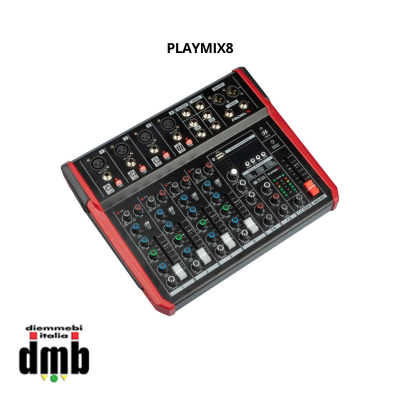 PROEL - PLAYMIX8 - Mixer Compatto 8 canali