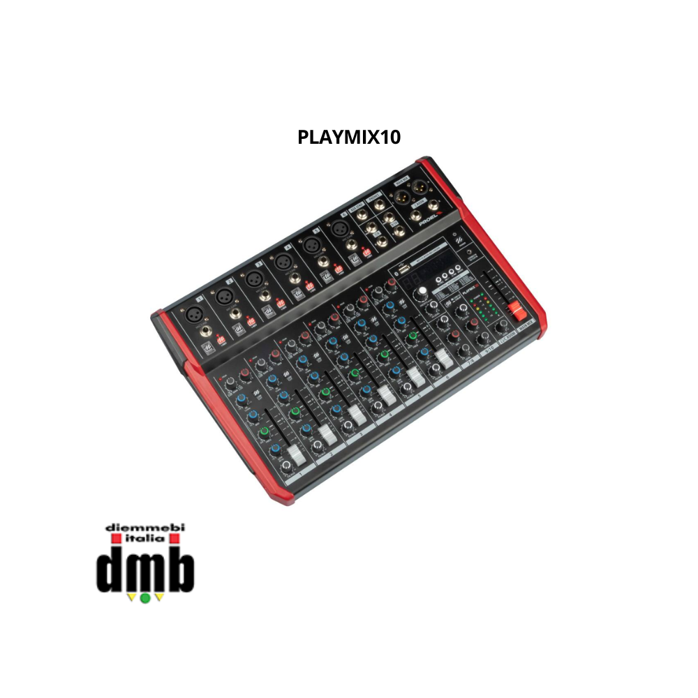 PROEL - PLAYMIX10 - Mixer Compatto 10 canali