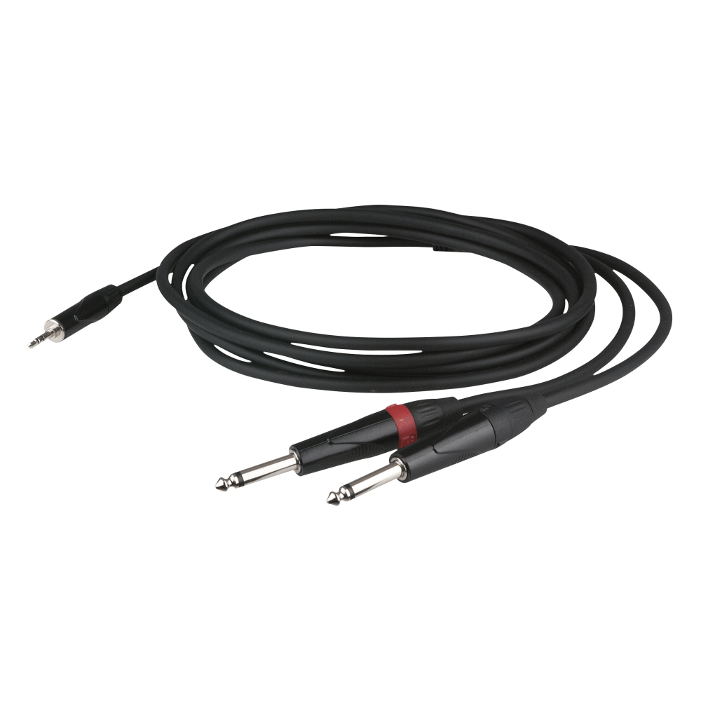 DAP - FLX316 - stereo mini-jack to 2 mono Jack L/R - 6 metri