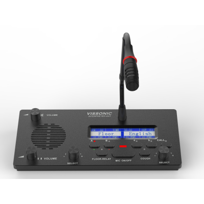 VISSONIC INT-64 - Consolle Interprete Digitale per Traduzione Simultanea | 64 Lingue