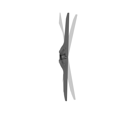 Showgear Trolley 7 - Carrello TV Mobile per Schermi 32"-55" | Acciaio Nero