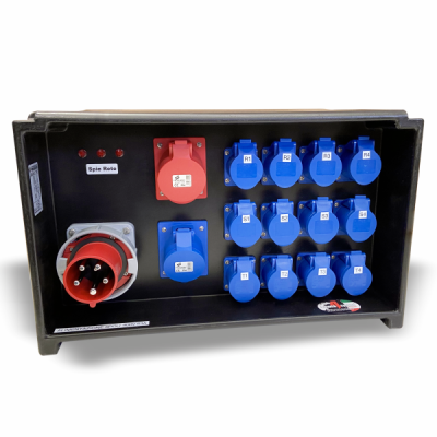 Quadro Elettrico Portatile CU-CIN 1/54/7F | Power Box 63A 35kW (IP44)