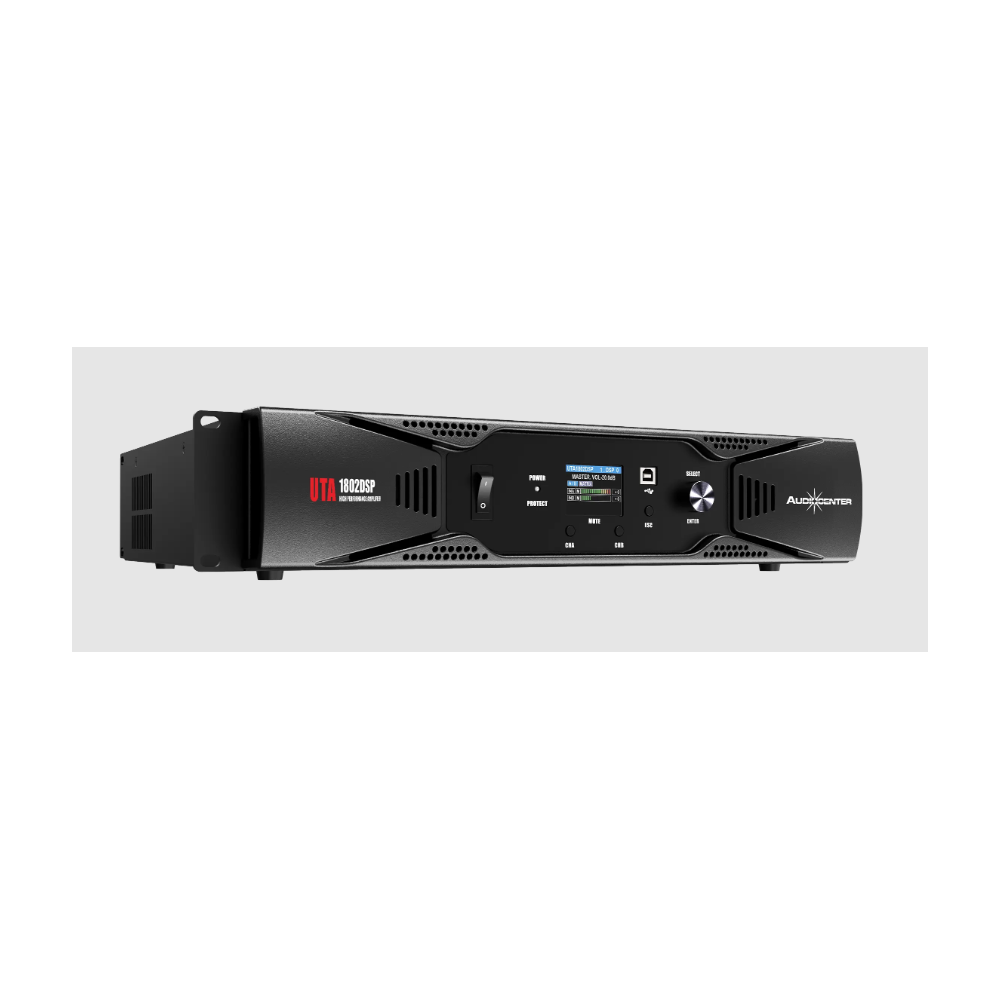 Audiocenter UTA1802DSP | Amplificatore Digitale 2 Canali con DSP e Rete