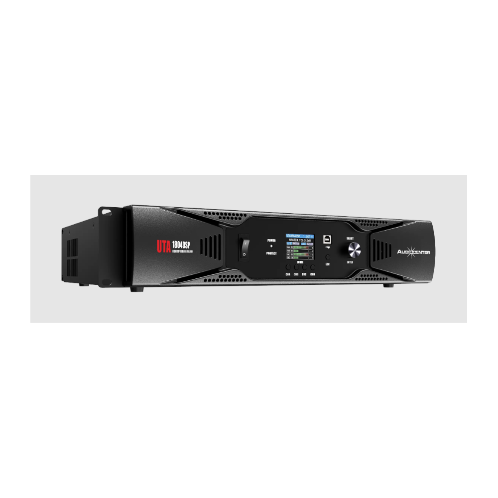 Audiocenter UTA1804DSP | Amplificatore Digitale 4 Canali con DSP e Rete