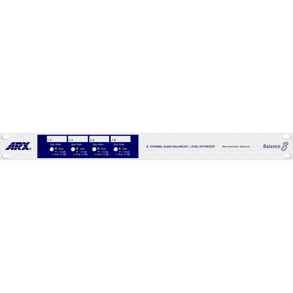 ARX Balance 8 | Bilanciatore Audio 8 Canali e Ottimizzatore di Livello