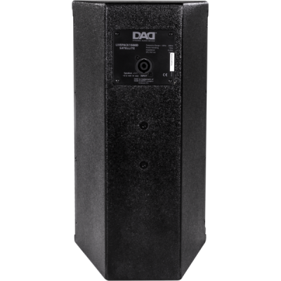 DAD - LIVEPACK1500D - Sistema audio attivo bi-amplificato in classe D, 3 vie 1000W+2x250W, 130dB SPL