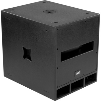 DAD - LIVE15SA - Bass reflex subwoofer acoustic loudspeaker amplified in AB 600W 130 dB SPL
