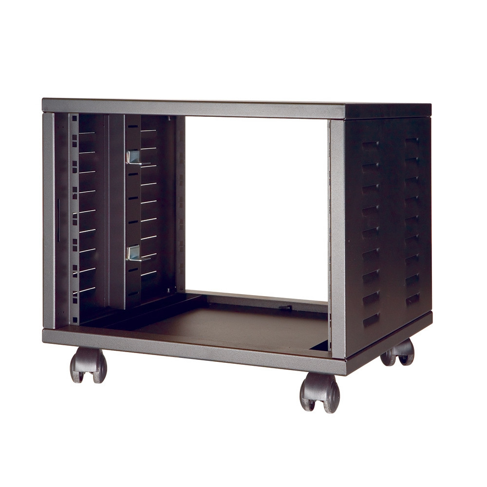 MD ITALY - 19" 8U professional rack cabinet, depth 46 cm on wheels
