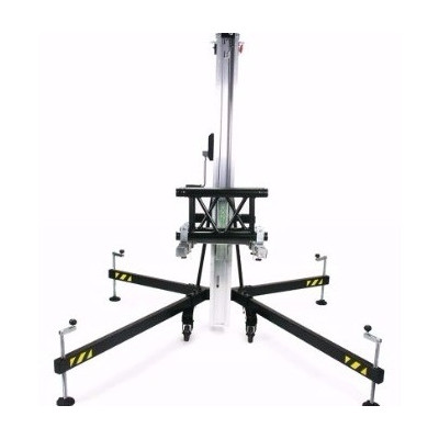 FENIX STAGE - AT-05 - Supertower telescopica in alluminio e acciaio - Portata 250kg - Alt. Max 5,4m