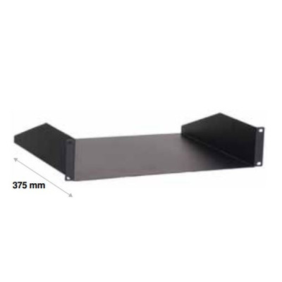 MD ITALY CK2L - Ripiano rack 19" 2 unità in acciaio verniciato (RP2AD)(D7821)