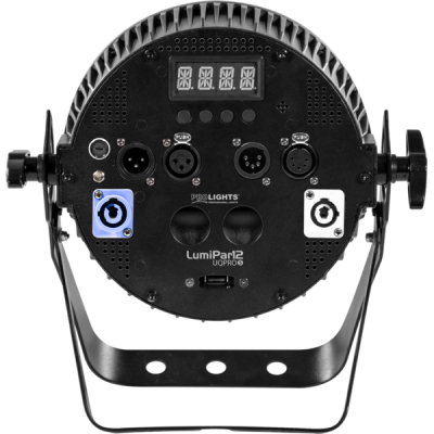 PROLIGHTS LUMIPAR12UQPRO5 - Faro PAR LED 12x8W RGBW/FC IP44 16° PowerCON/in-out DMX-5p 77W