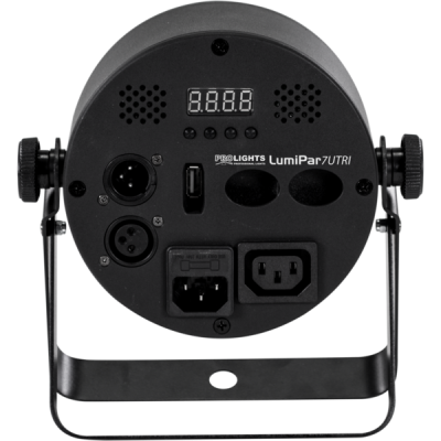 PROLIGHTS LUMIPACK7UTRI - Kit completo: 4x LUMIPAR7UTRI + borsa in nylon + cavi DMX(power + telecomando IRC